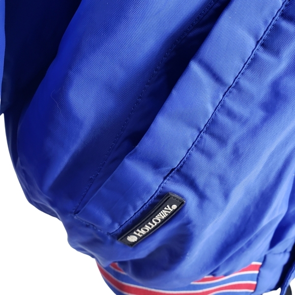 Vintage Holloway Mens Size Medium Chicago Cubs Slick Nylon Varsity Jacket - Picture 4 of 8